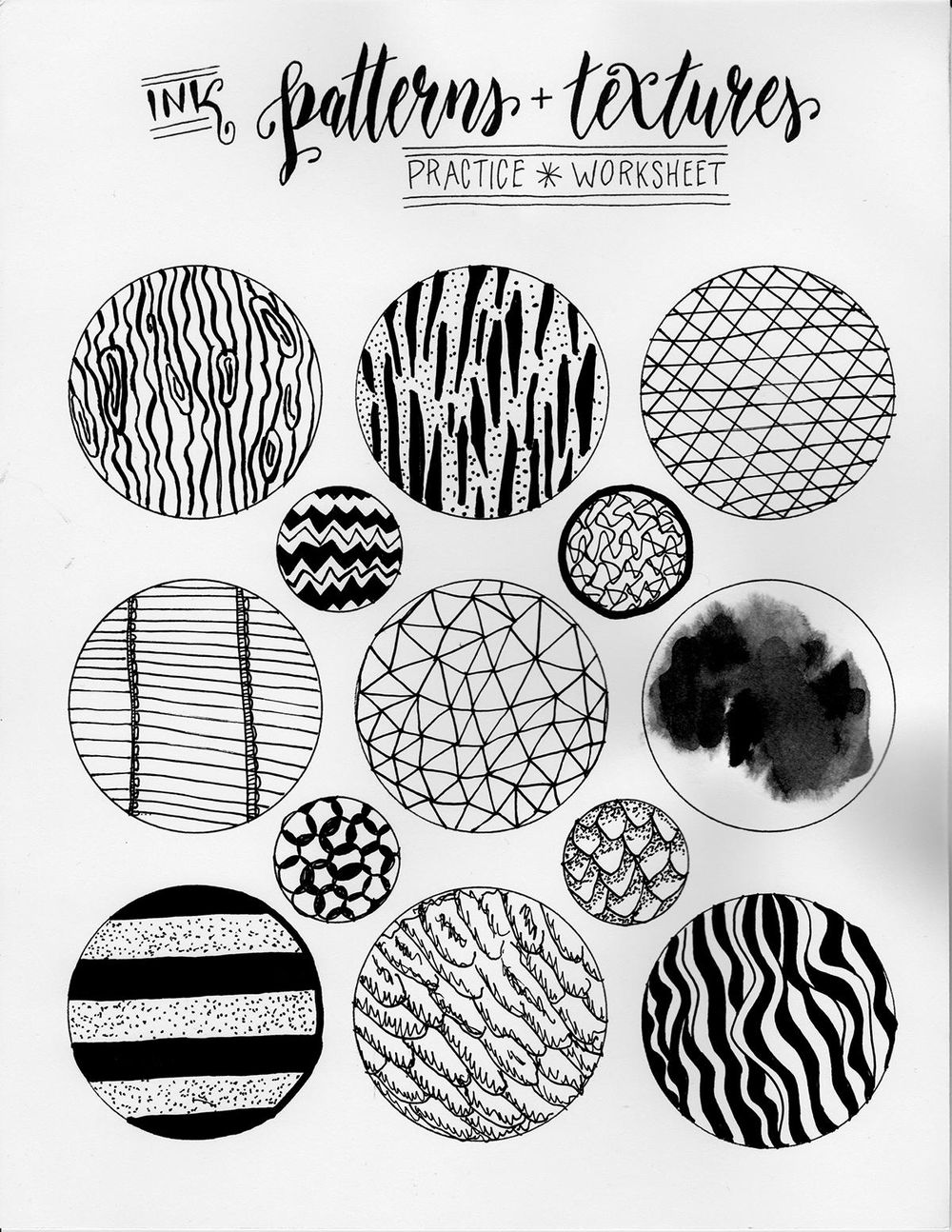 Mini Projects: Ink Shading & Ink Patterns and Textures - image 2 - student project