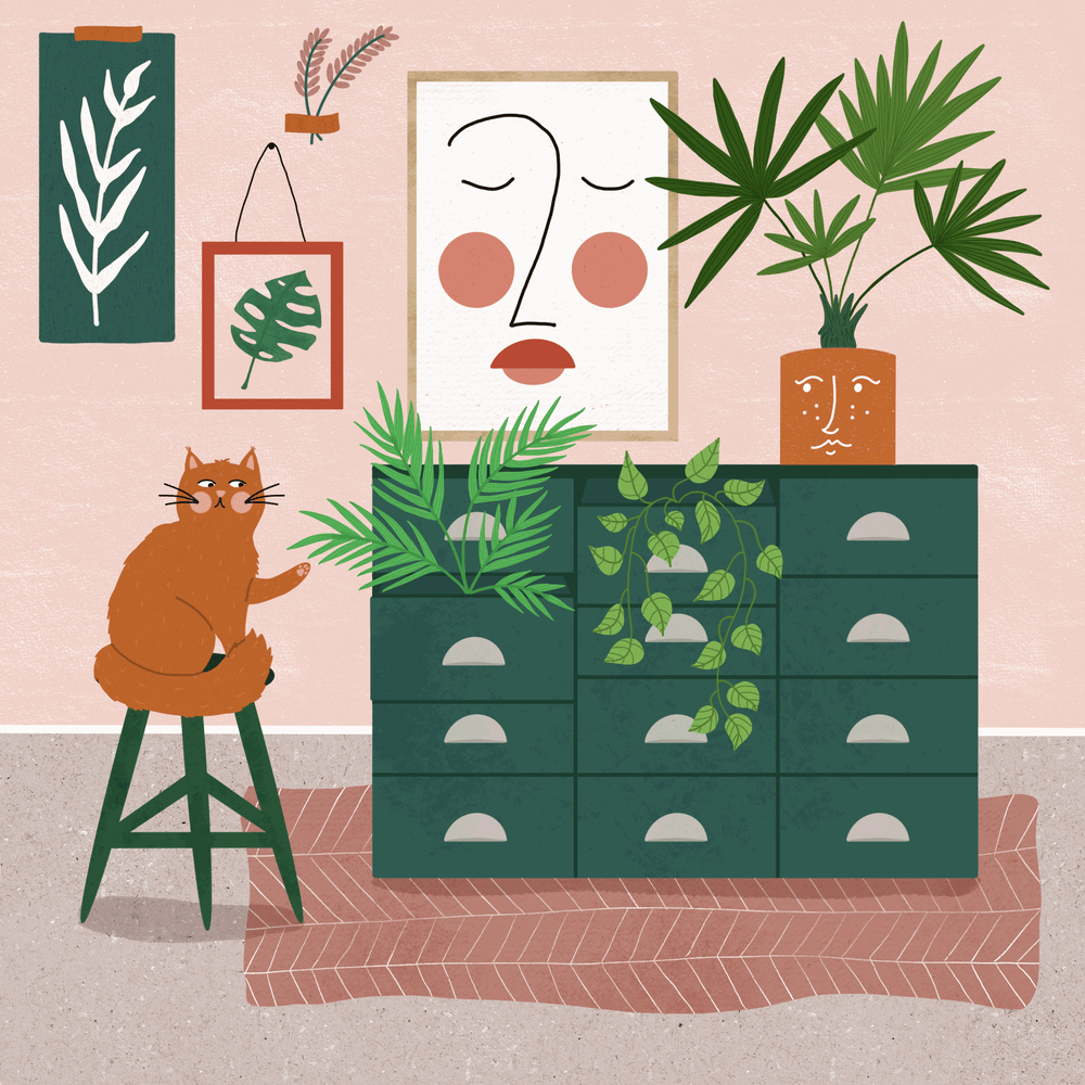 Urban jungle with tiny house tiger - image 1 - student project