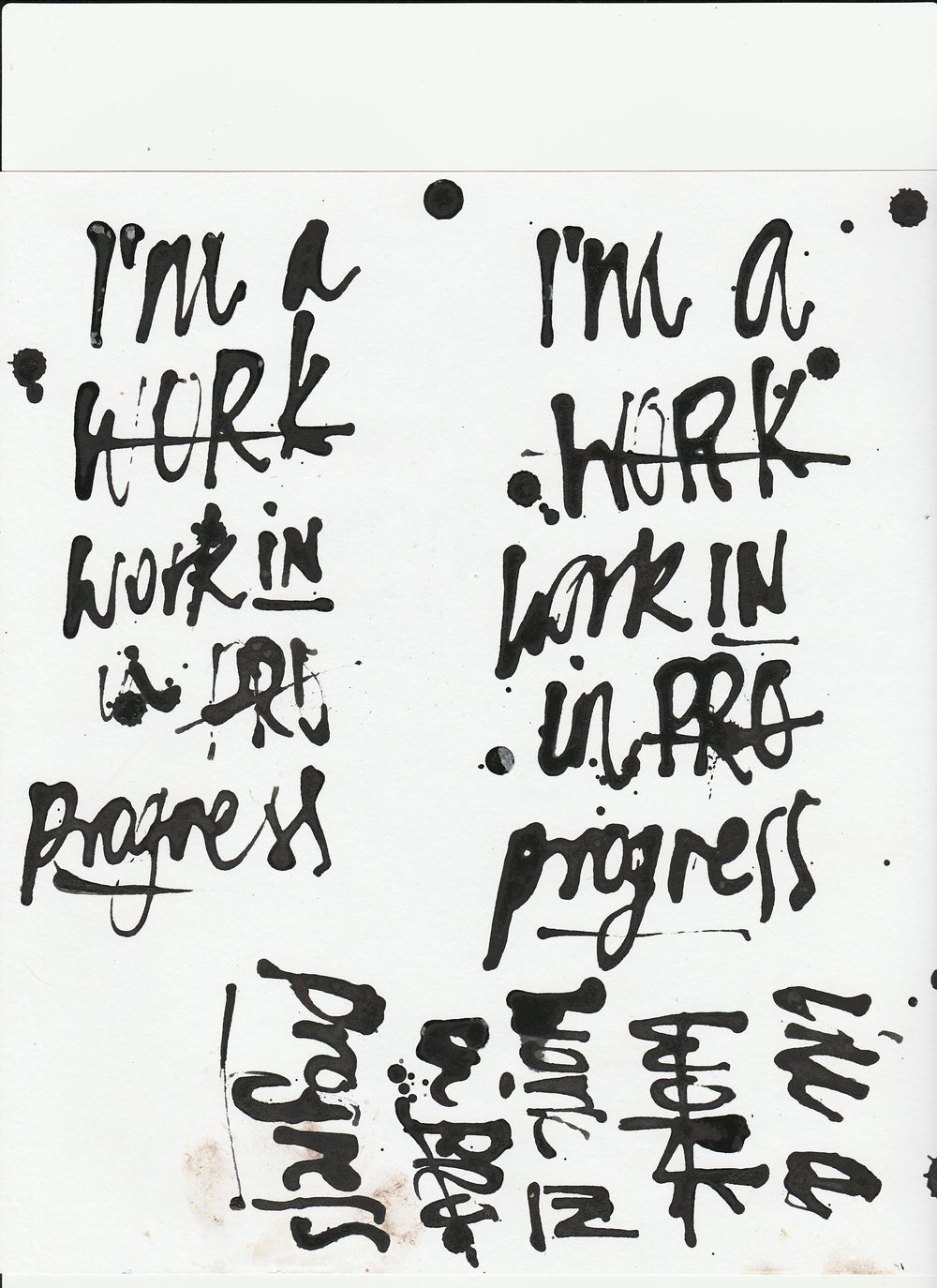 Work in progress Skillshare Student Project