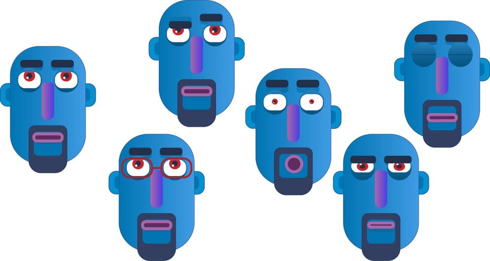 Avatar faces with different expressions - image 1 - student project