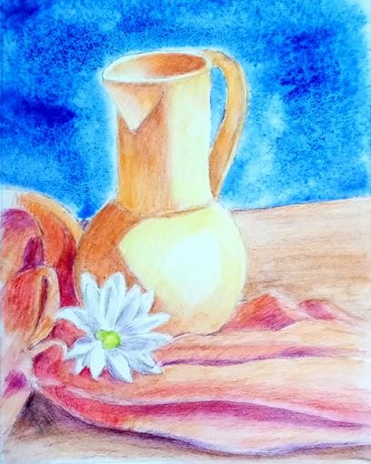 First Watercolor pencil project - image 1 - student project