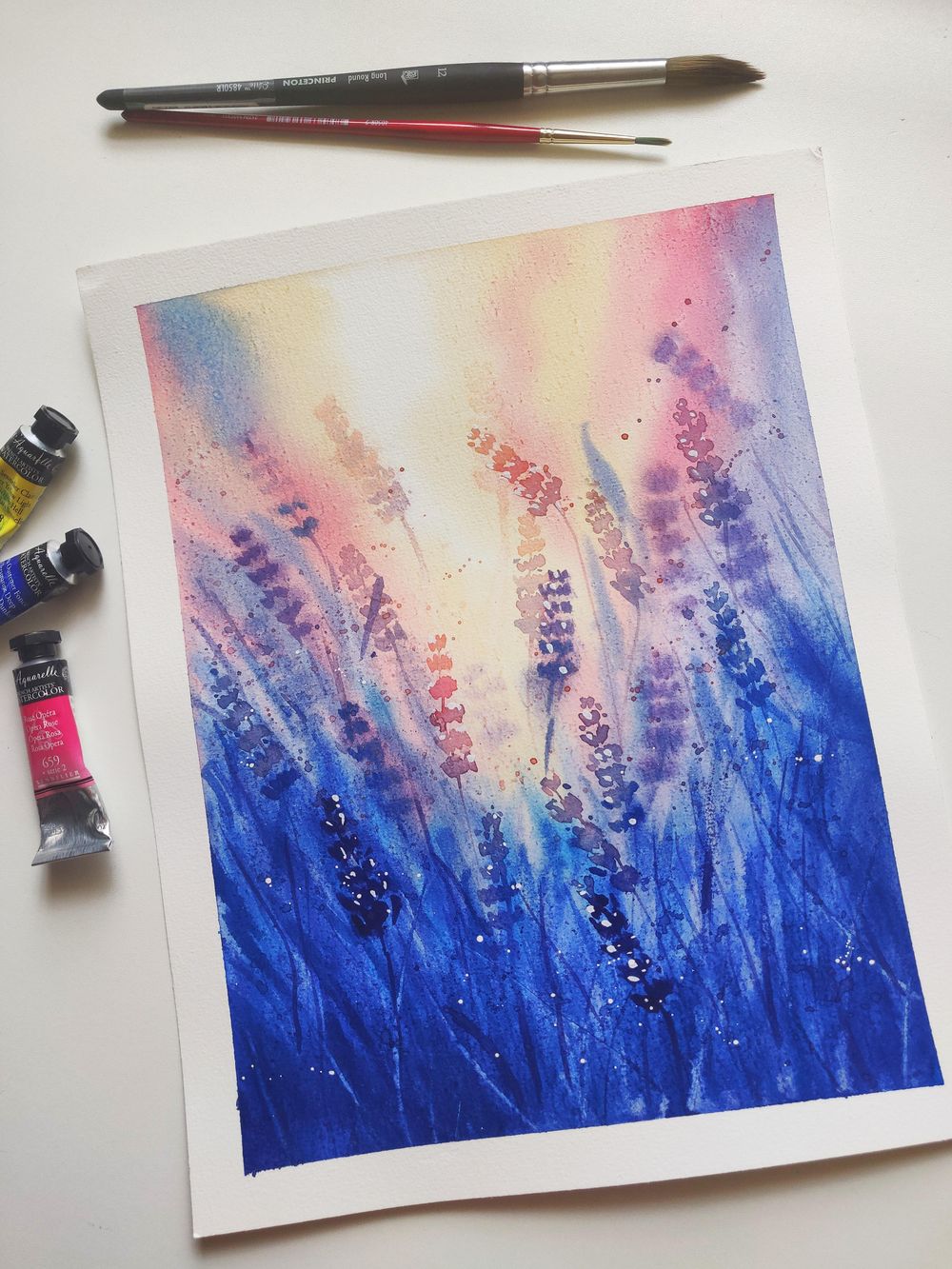 Sunlit Lavender fields - image 1 - student project