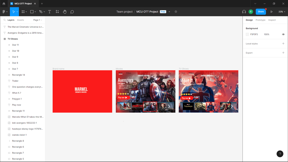 OTT Streaming platform - image 1 - student project