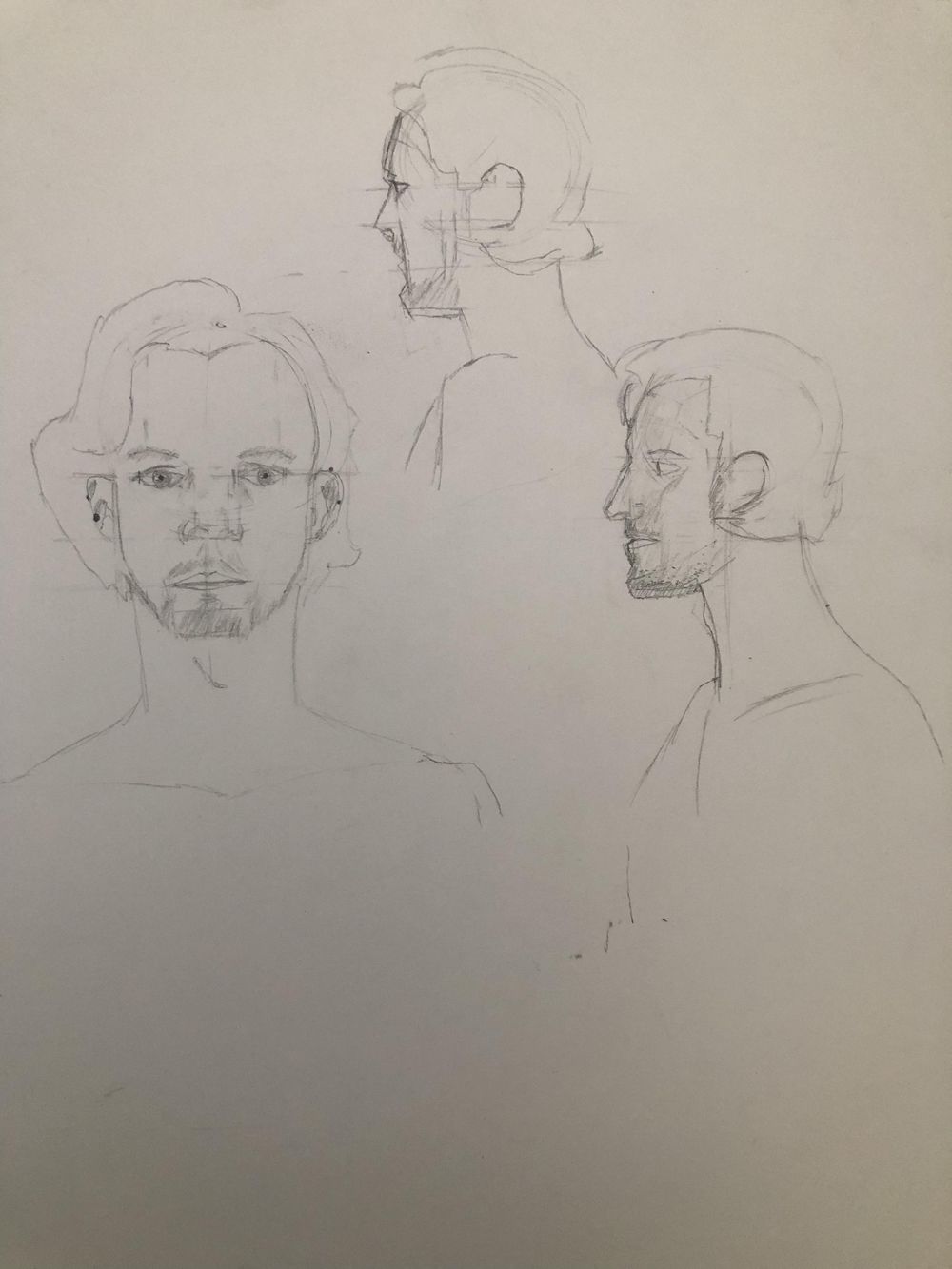 My Attempt at Front, Profile, Back 3/4 - image 1 - student project