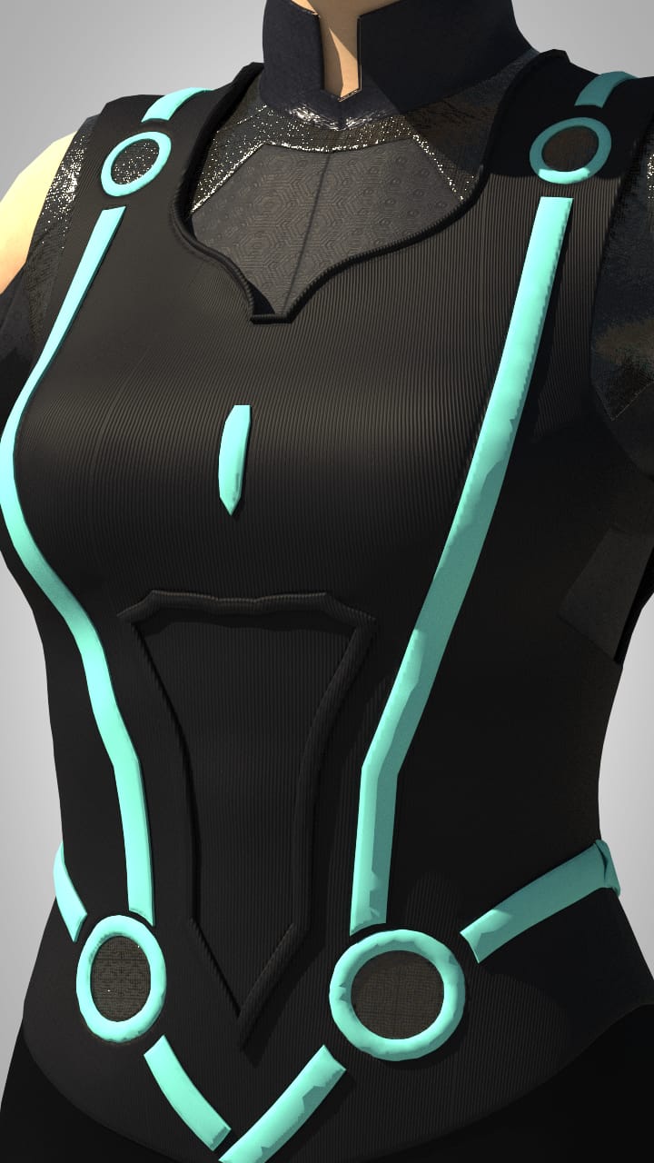 TRON - Quorra Concept WiP G8F - image 1 - student project