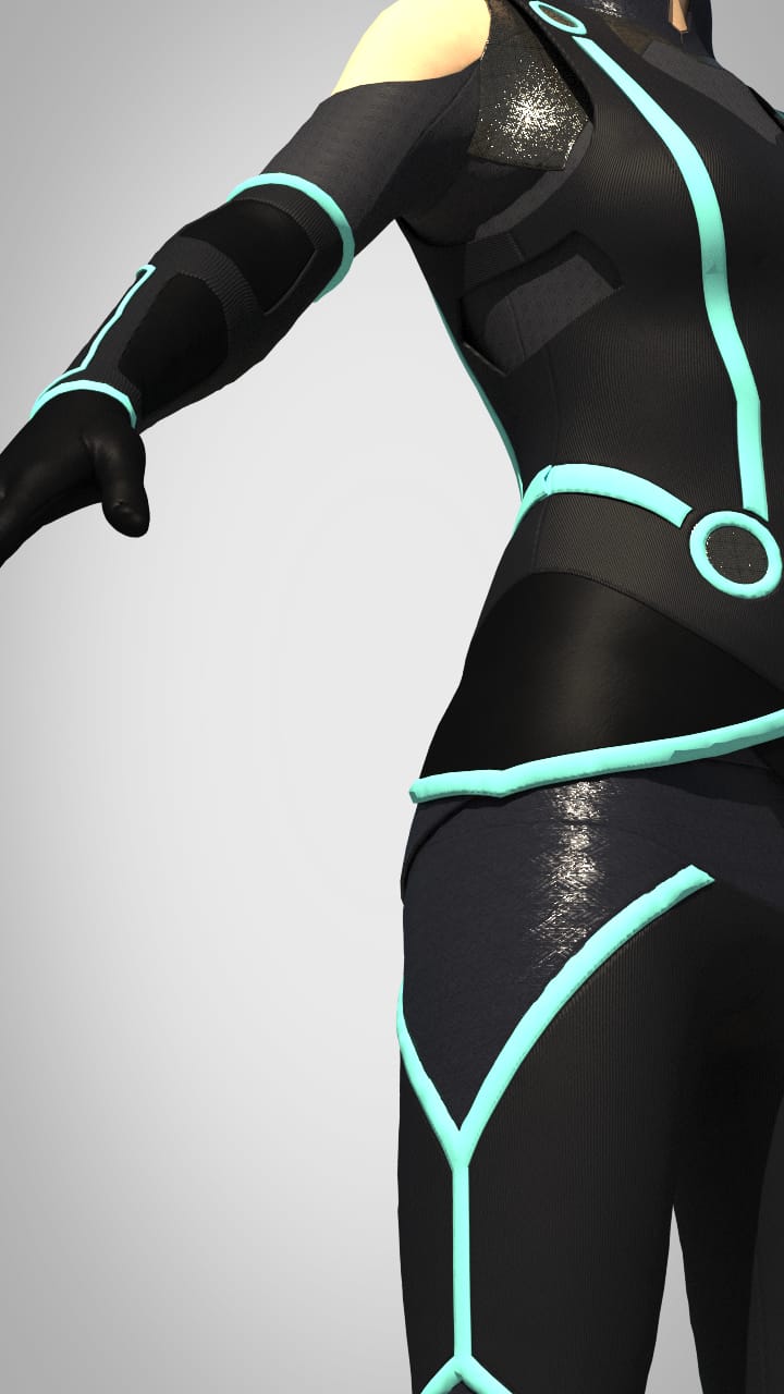 TRON - Quorra Concept WiP G8F - image 3 - student project