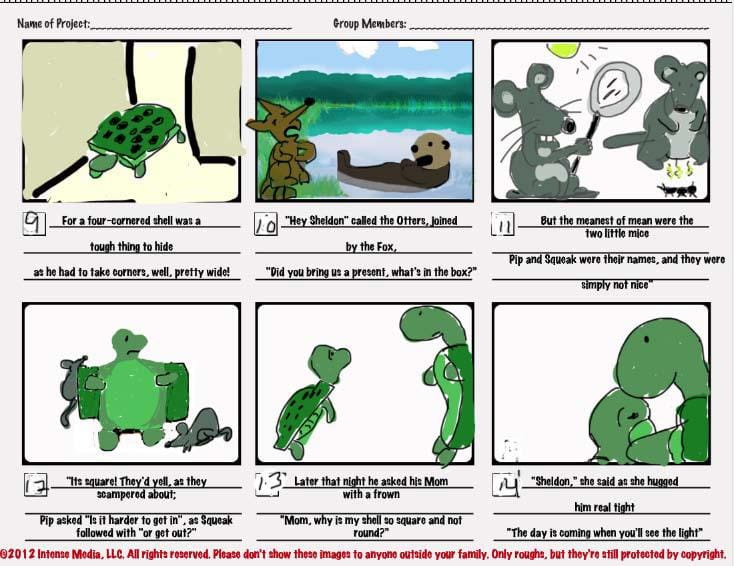 Cornered! The story of a turtle with a "Square Shell." - image 2 - student project