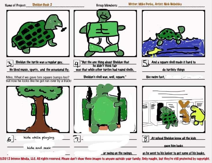 Cornered! The story of a turtle with a "Square Shell." - image 1 - student project