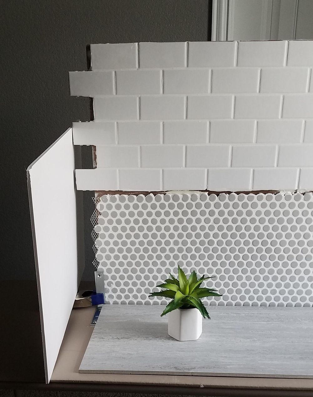 DIY Penny Tile Backdrop - image 2 - student project