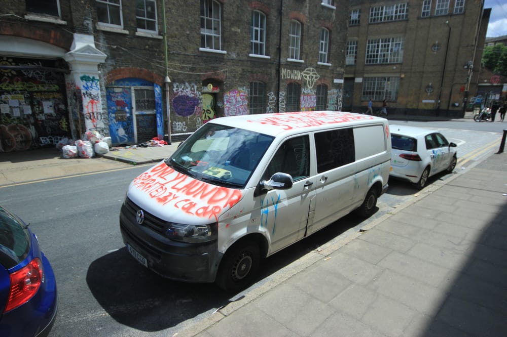 Composite Van on Fire - image 1 - student project