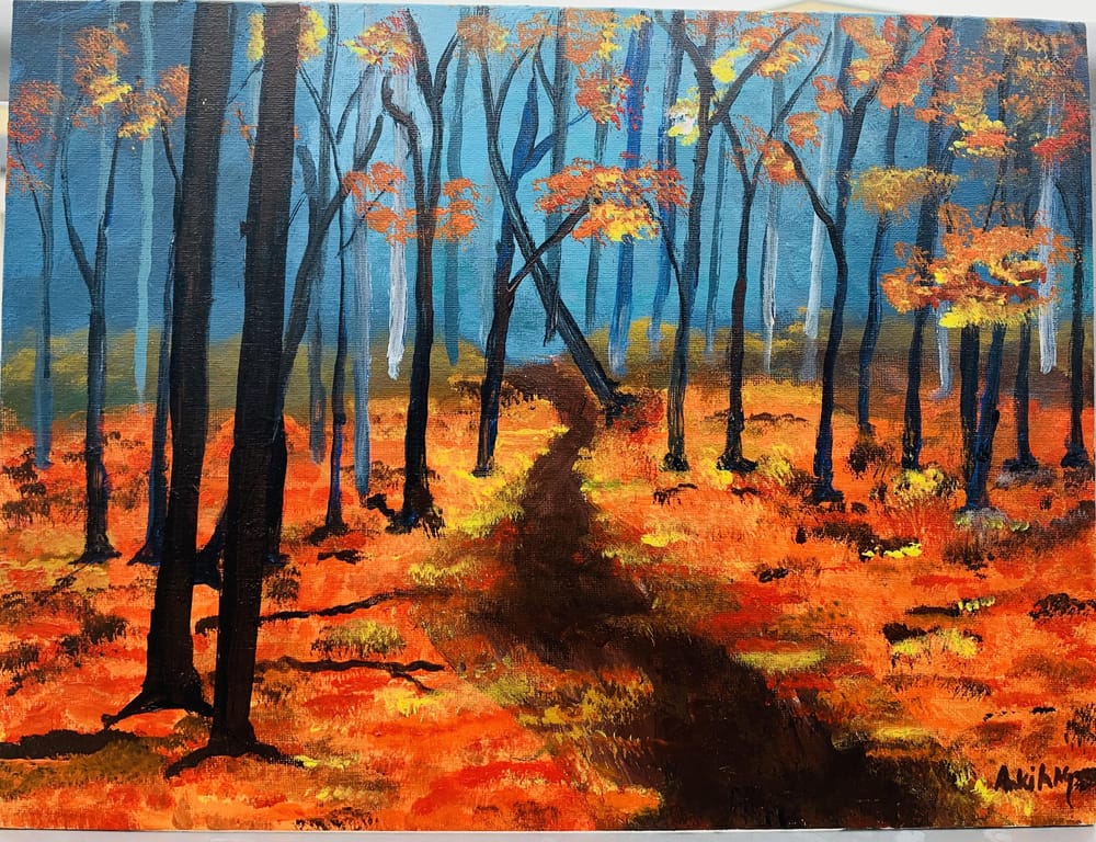 The control of vibrant autumn colours to the muddy roads and dark wood. - image 1 - student project