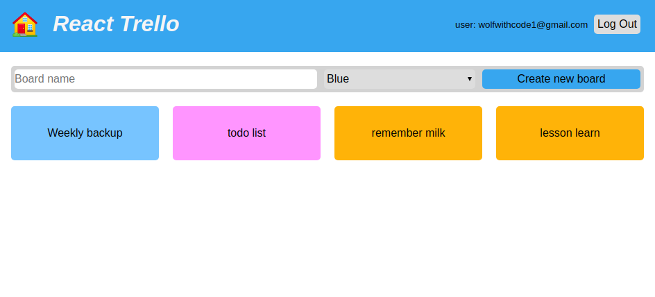 My first React app - image 2 - student project