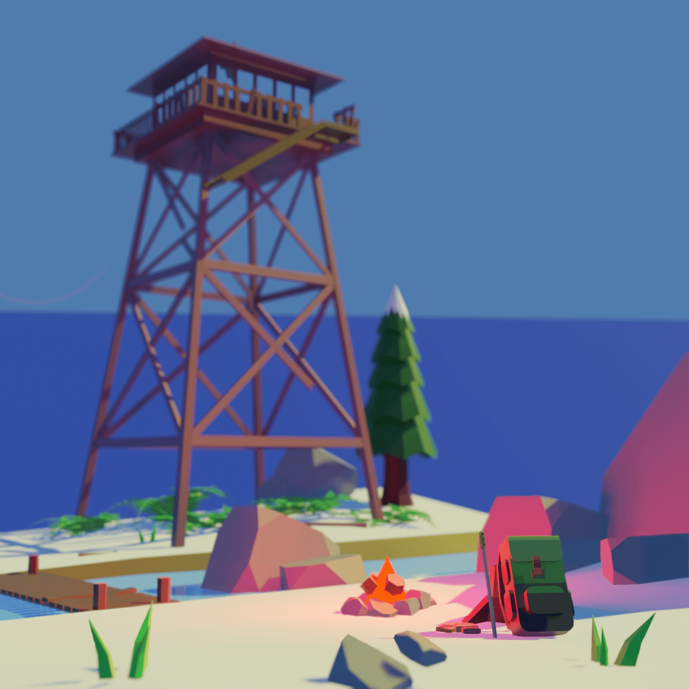 Isometric Snowy Landscape - image 3 - student project