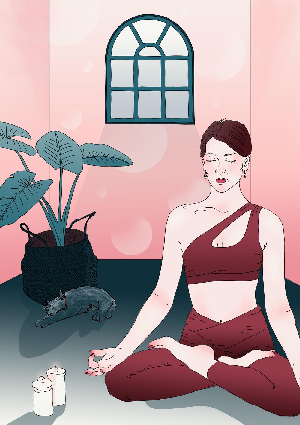 Quarantine meditation - image 1 - student project