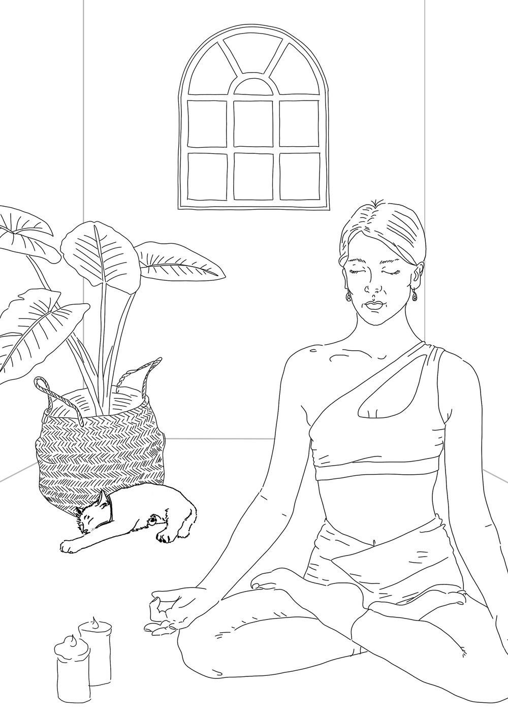 Quarantine meditation - image 2 - student project