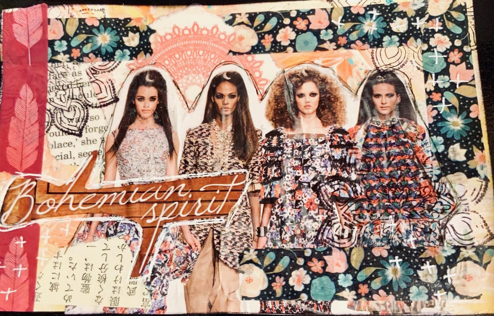 Mixed media postcards - image 2 - student project