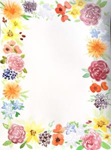 My first watercolor flowers - image 4 - student project