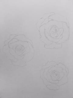 My first watercolor flowers - image 2 - student project