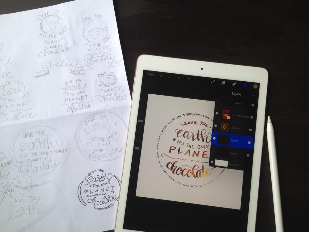 Glued to my iPad & Procreate :-) - image 6 - student project