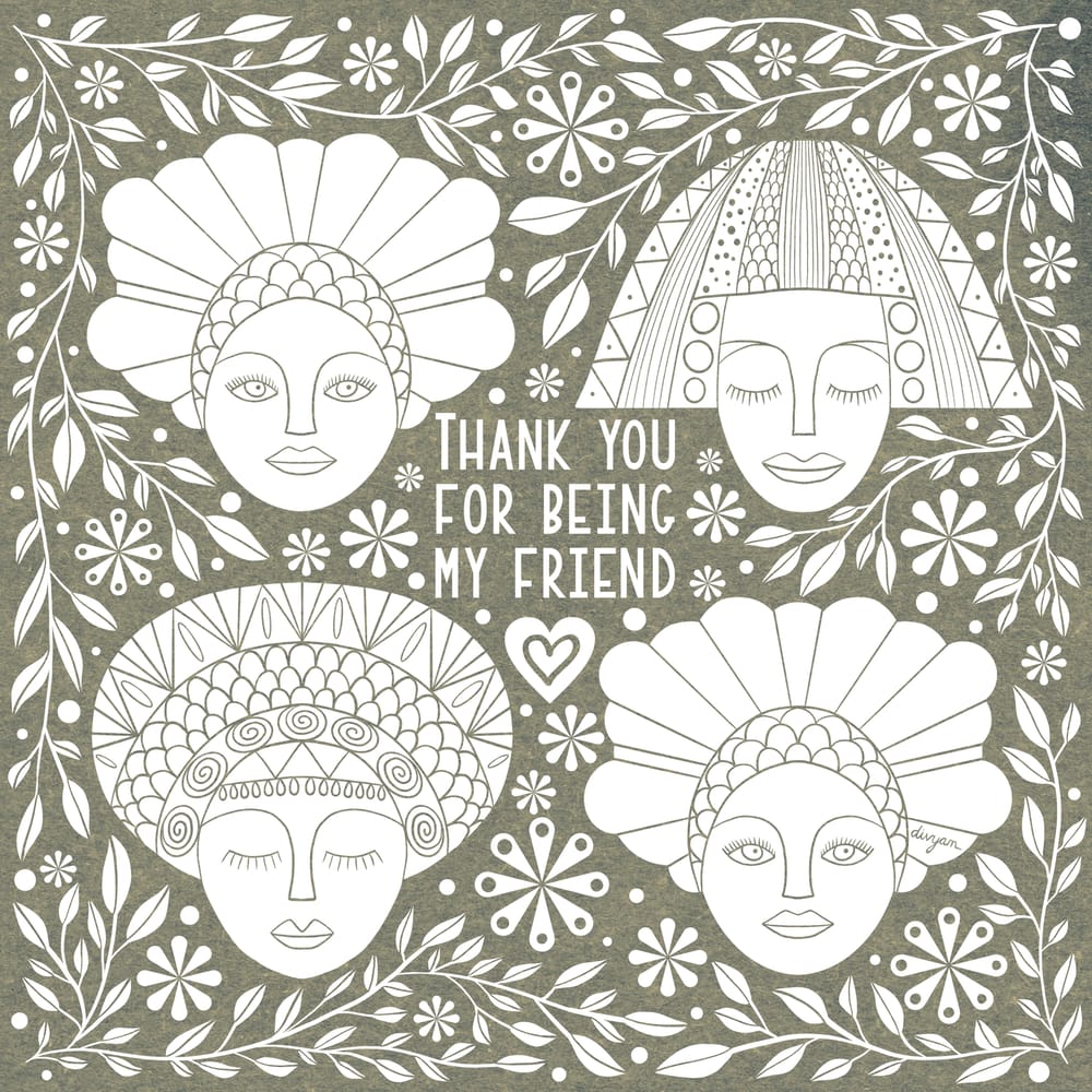 Folk art illustration - image 2 - student project
