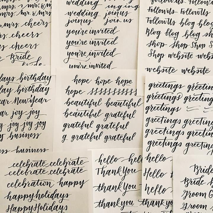 Sunday Morning Calligraphy Practice - image 1 - student project