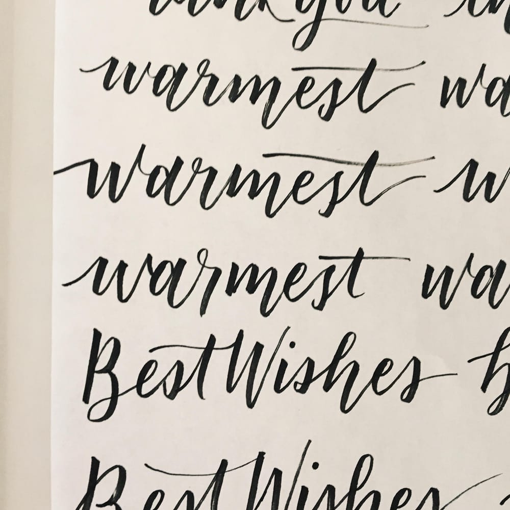 Sunday Morning Calligraphy Practice - image 6 - student project