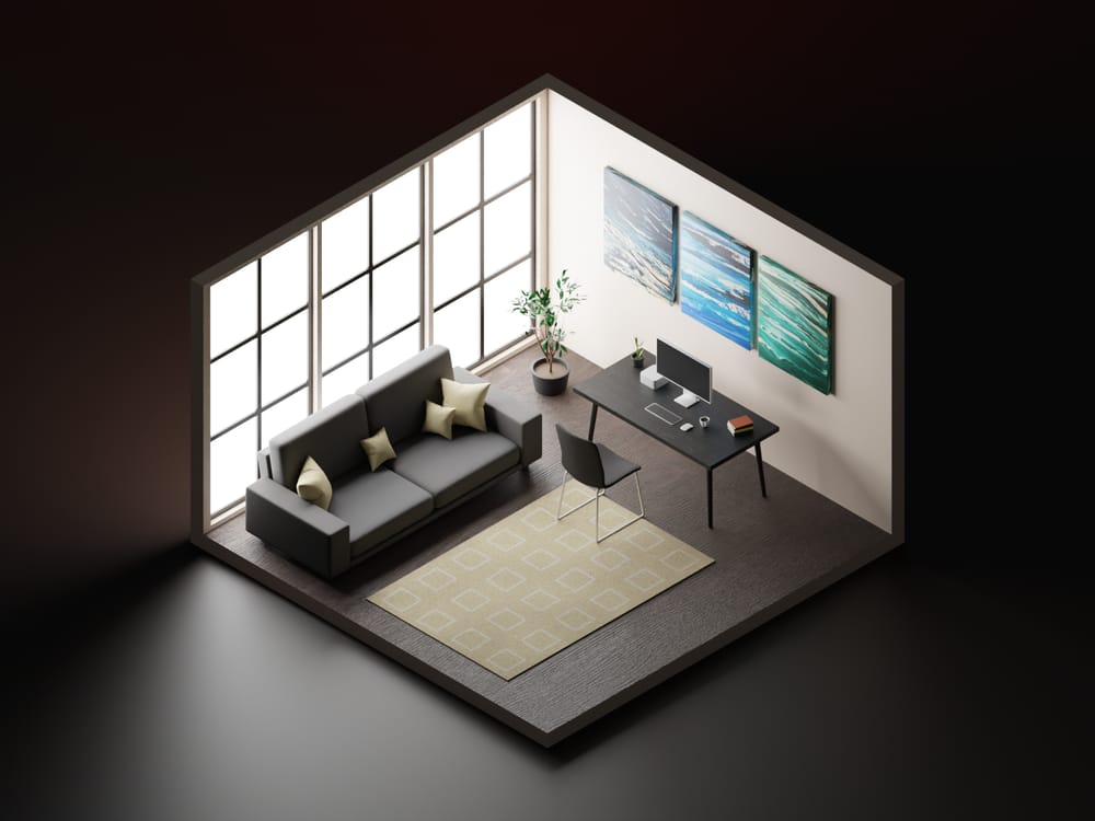 Modern Room - image 1 - student project