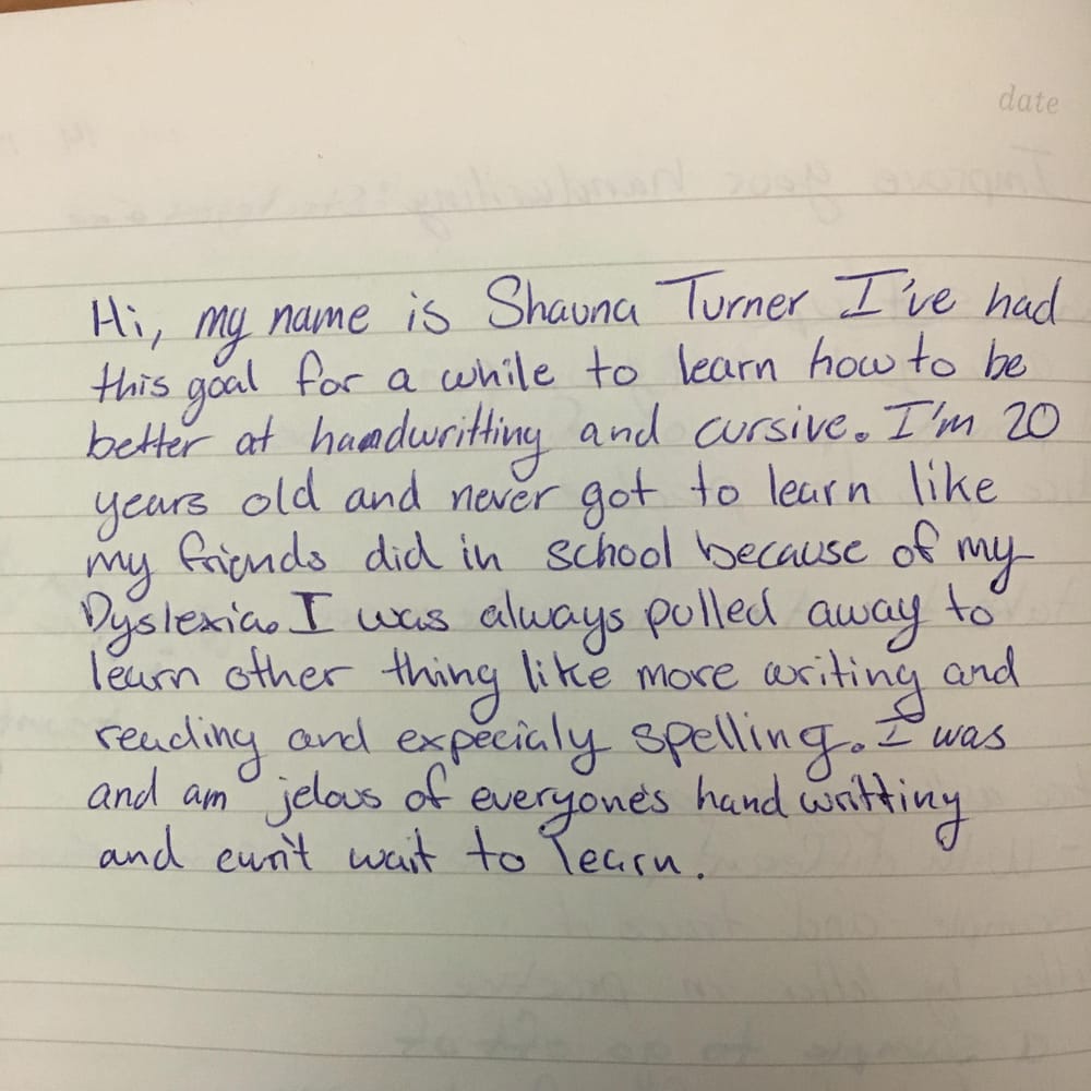 Improving my handwriting - image 1 - student project