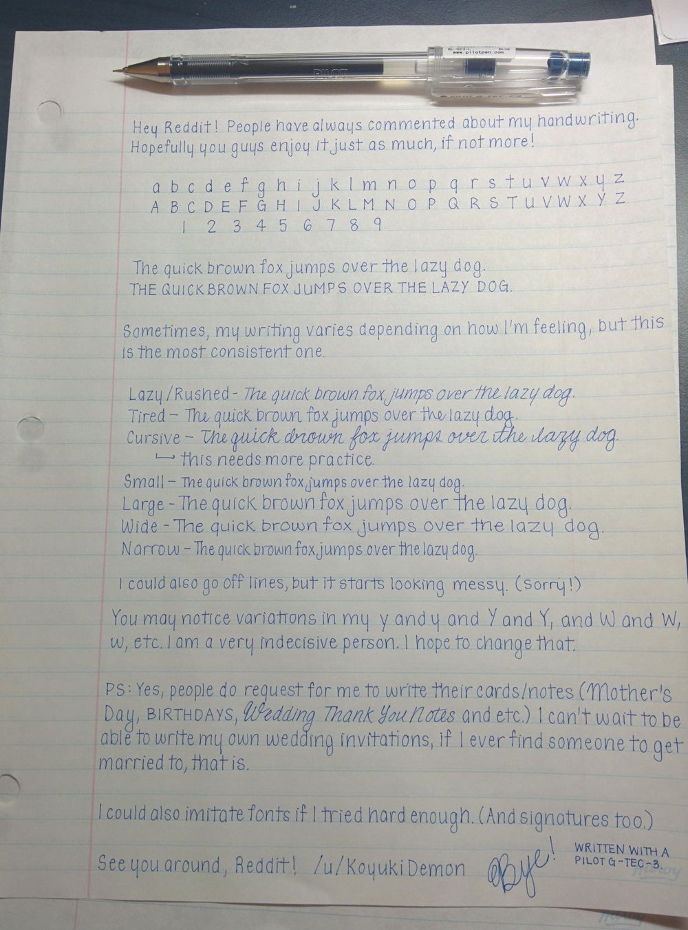 Improving my handwriting - image 3 - student project