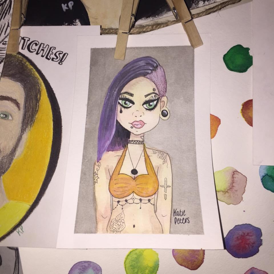 Characters in Ink and Watercolor - image 3 - student project