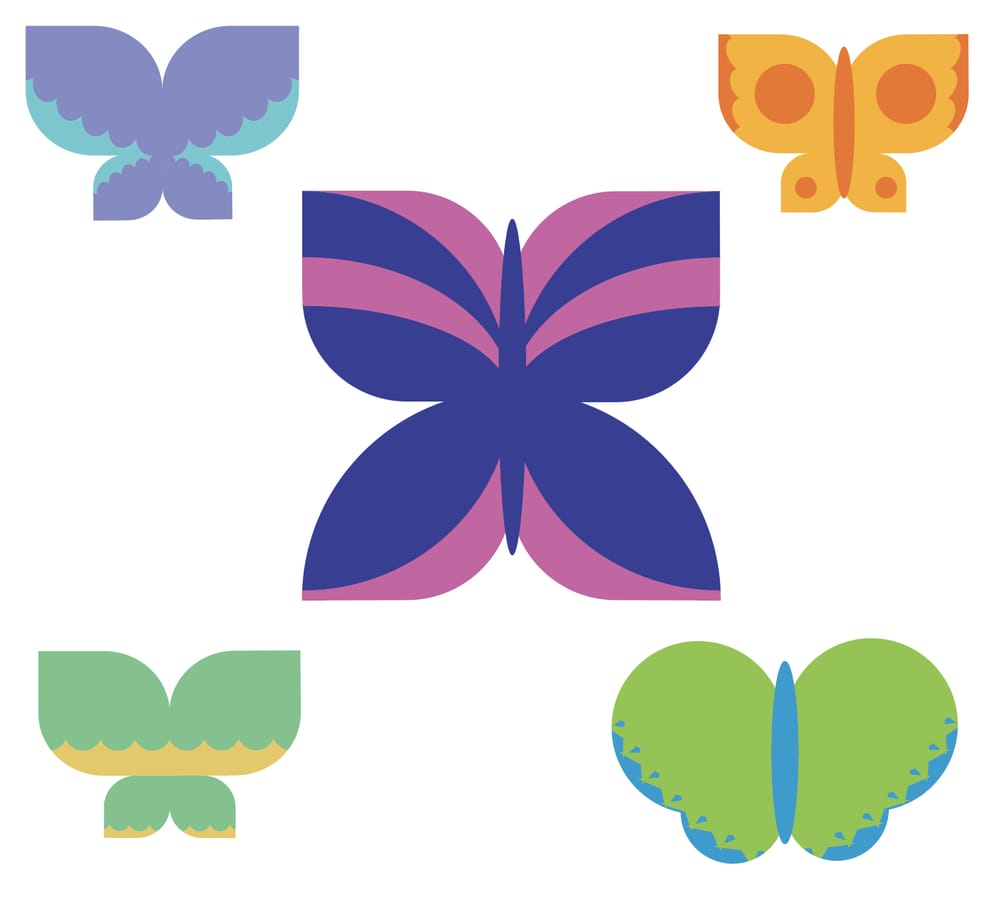 Drawing Butterflies in Illustrator - image 7 - student project