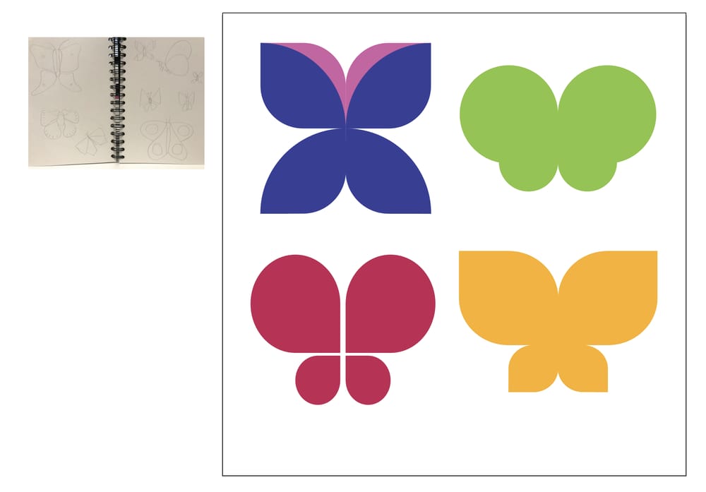 Drawing Butterflies in Illustrator - image 4 - student project