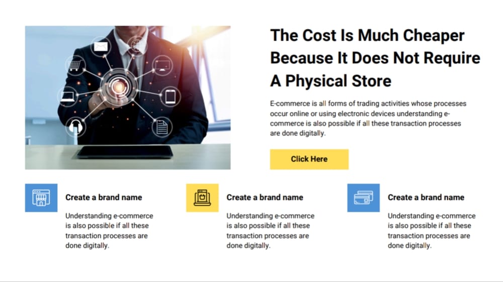 Presentation template for e commerce - image 4 - student project