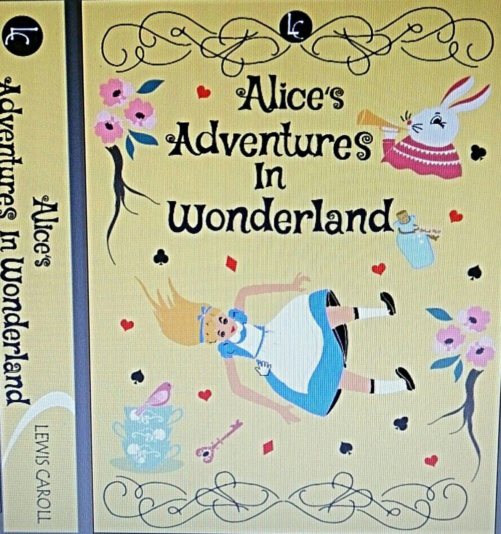 ALICE IN WONDERLAND BOOK COVER PROJECT UPDATED - image 4 - student project