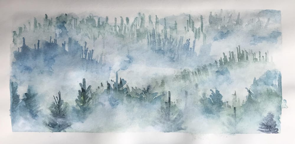 Misty Winter Forest - image 1 - student project