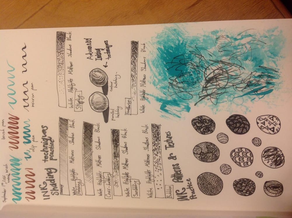 Ink doodles - image 1 - student project