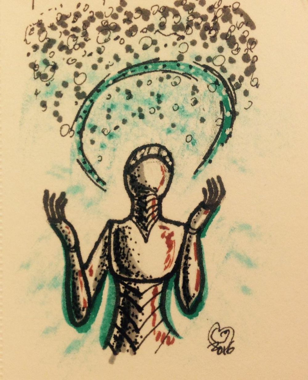 Ink doodles - image 2 - student project
