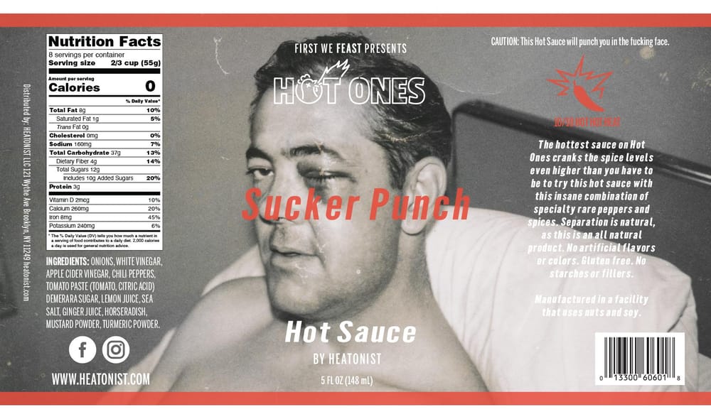 Sucker Punch Hot Sauce - image 2 - student project