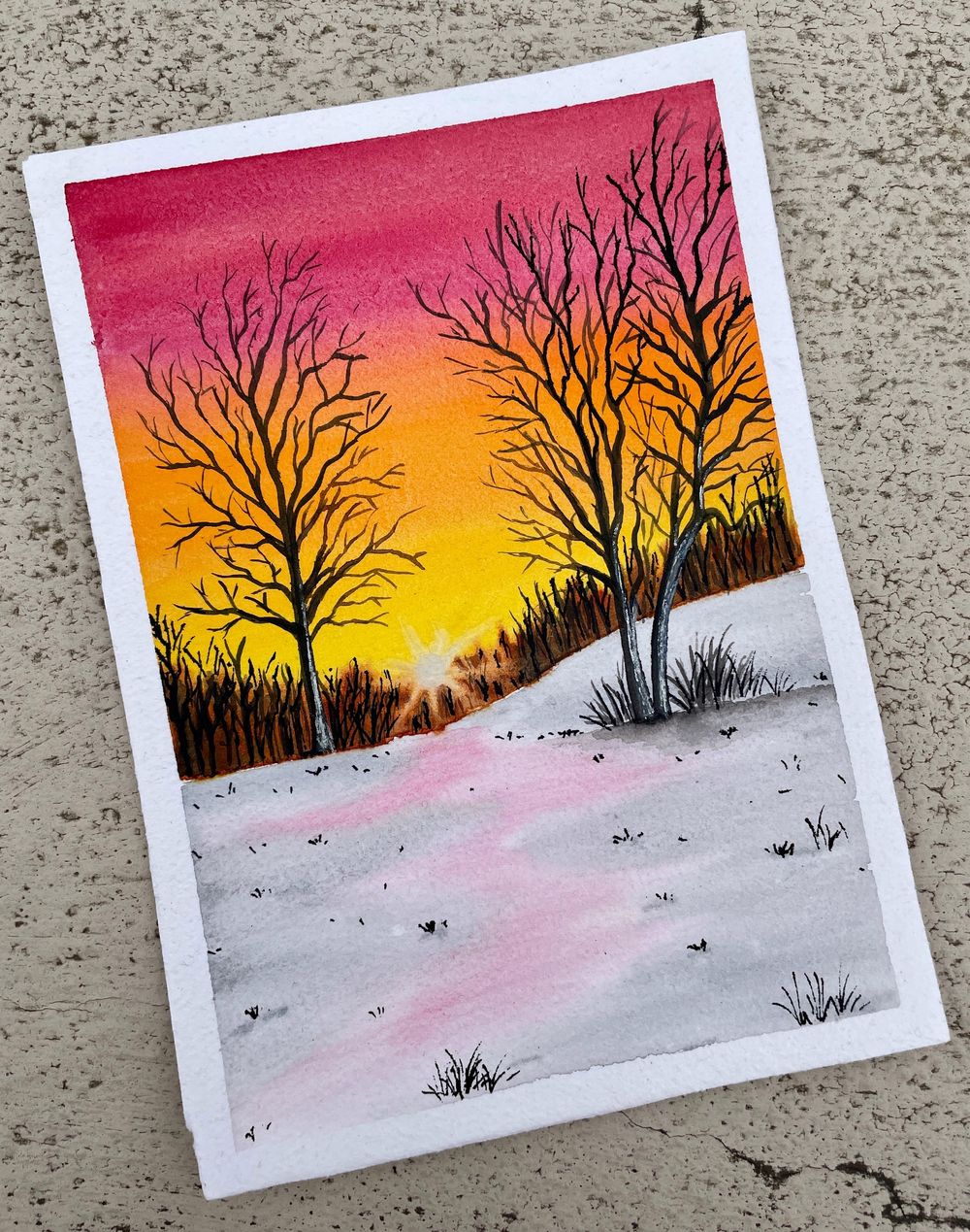 Winter landscape - image 2 - student project