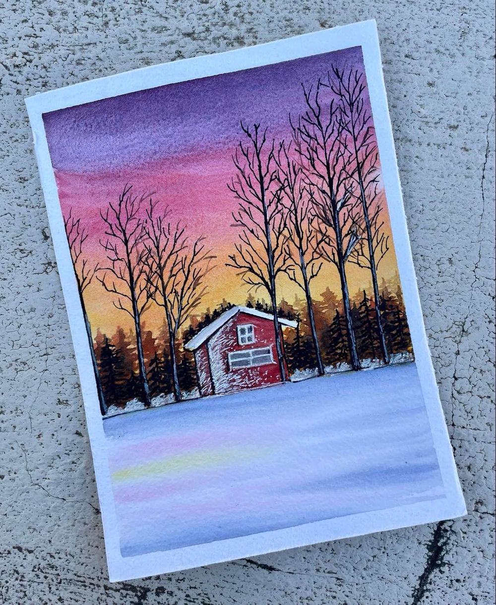 Winter landscape - image 1 - student project