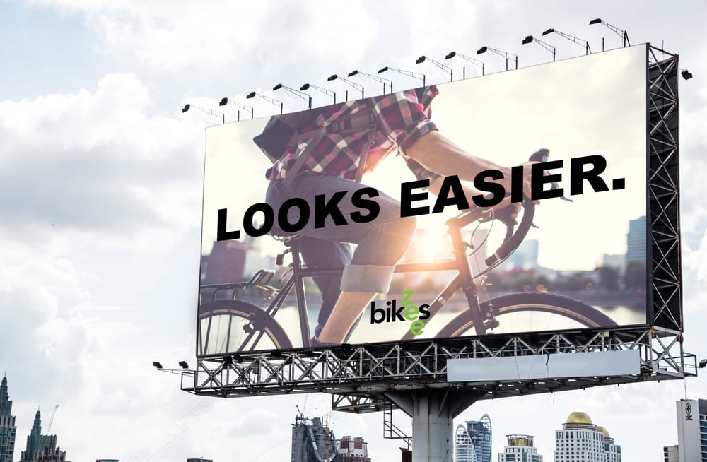 minimalist copywriting campaign zee bike - image 2 - student project