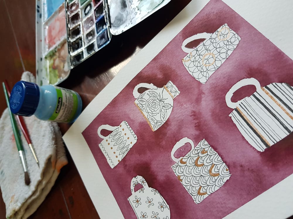 Master Masking Fluid: Day 1-10 - image 6 - student project