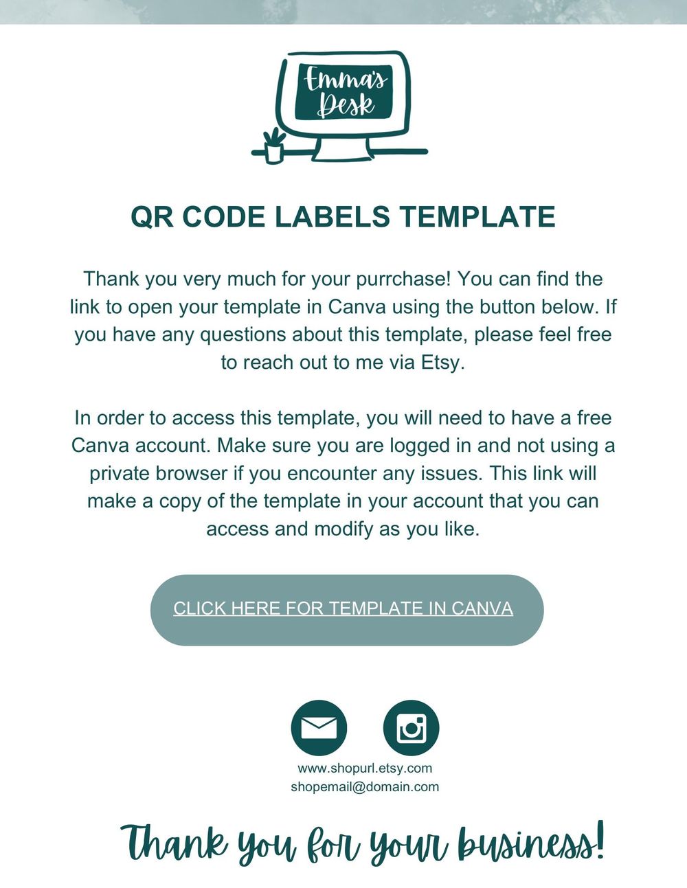 Digital Template Access Page - image 1 - student project