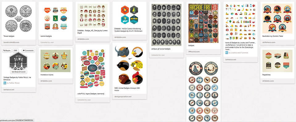 Badge Project Using Geometric Shapes - image 6 - student project