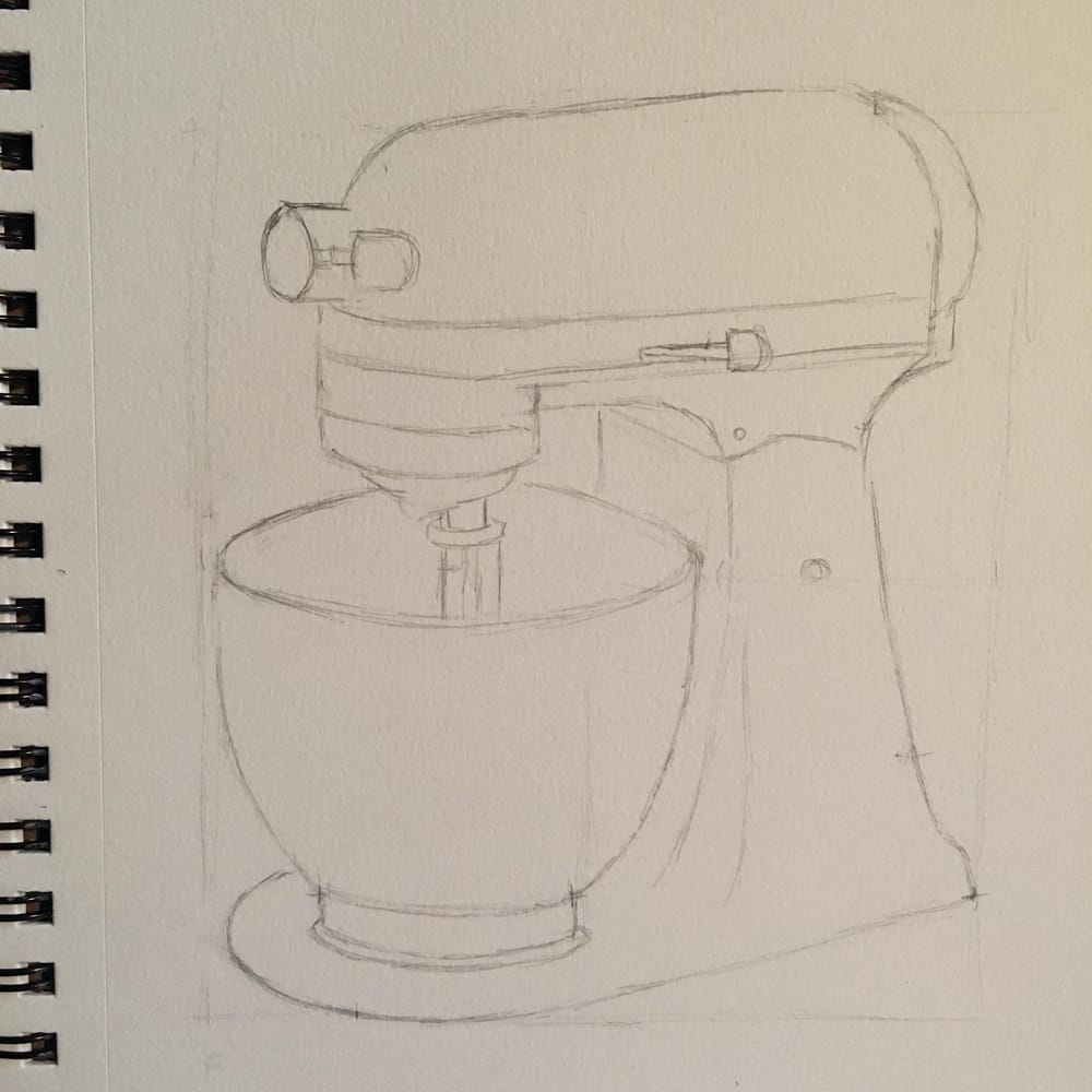 Stand mixer - image 1 - student project