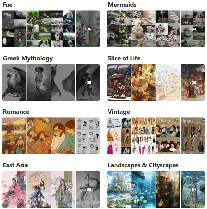 Pinterest Inspiration Boards - image 2 - student project