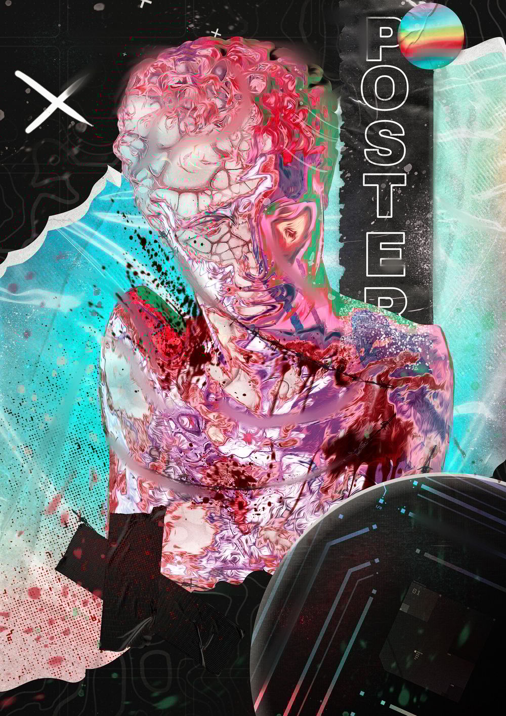 Ancient Statue Colorized - image 1 - student project