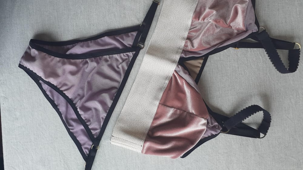 Bralette and Undies Pattern Alteration - image 2 - student project