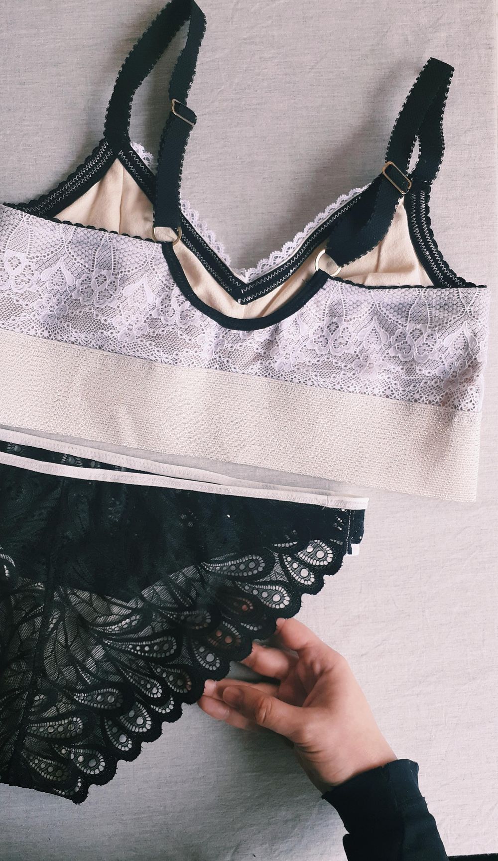 Bralette and Undies Pattern Alteration - image 1 - student project