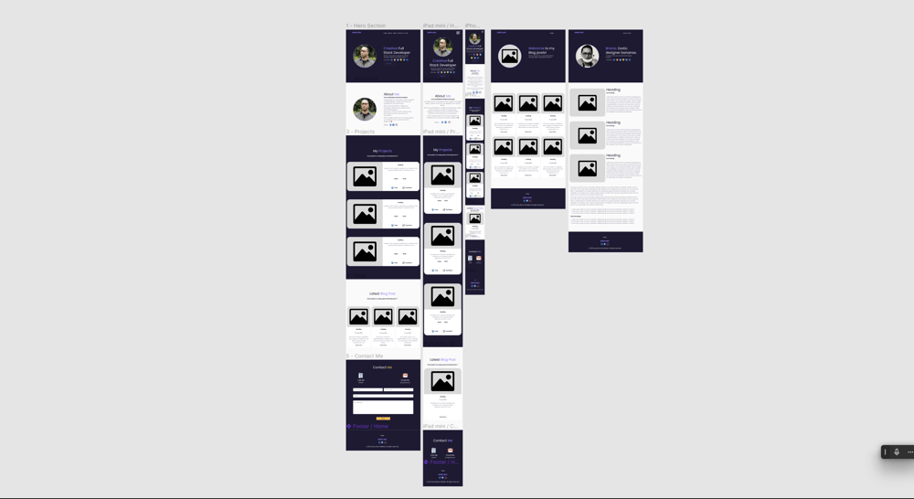 Responsive Personal Portfolio Website - Using HTML, CSS & JavaScript - image 1 - student project